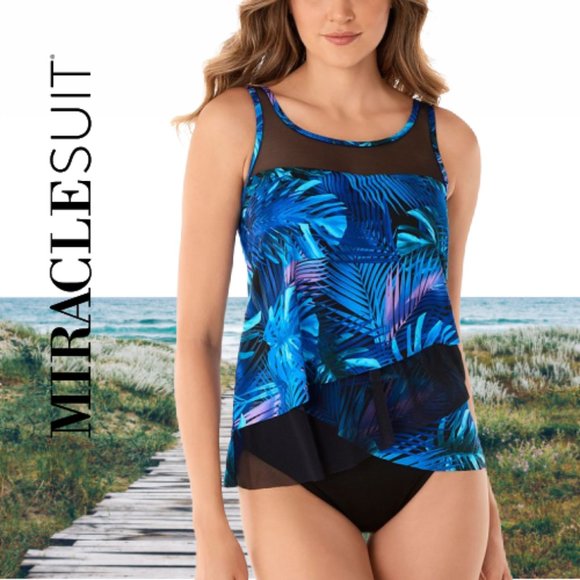 Miraclesuit Royal Palms Mirage Tankini Top - Picture 1 of 6